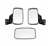 AMONIDA Juego de Espejos de Aleación CNC para Utv Todoterreno, | Ajuste de Rótula Univ, Pivote sin Herramientas, Vidrio Convexo para Visión Amplia, Marco de Aleación de Acero Al Carbono
