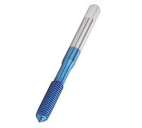 AMONIDA Juego de Grifos de Rosca Métrica, Herramienta de Roscado de Acero de Tungsteno con Revestimiento Azul Nano para Montaje de Bicicletas y Muebles (M5)