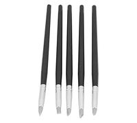AMONIDA Juego de Herramientas para Esculpir Arcilla de Silicona para Artistas, Modelador de Colores de Arcilla Flexible con 5 Formas de Cabeza, Ideal para Proyectos de Cerámica y Escultura, Ligero y