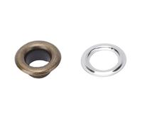 AMONIDA Juego de Ojales de 6 Mm Kit de Ojales de Acero Inoxidable 201 Premium para Proyectos de Bricolaje y Manualidades 300 Juegos (Bronce)