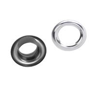 AMONIDA Juego de Ojales de 6 Mm Kit de Ojales de Acero Inoxidable 201 Premium para Proyectos de Bricolaje y Manualidades 300 Juegos (GRAY)