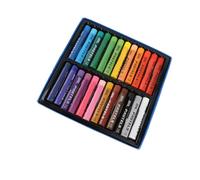 AMONIDA Juego de Pasteles Al óleo, Herramientas de Dibujo Cilíndricas de Colores Pesados para Artistas, Paquete de 12, 18, 24 y 36 (24 colores)