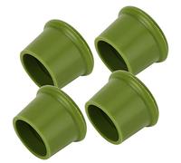 AMONIDA Juego de Tapones de Vino de Silicona de 20 Piezas, Tapas de Botellas Duraderas y Flexibles para Amantes del Vino, la Cerveza y las Bebidas, Diseño de Color Caramelo (GREEN)