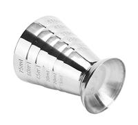 AMONIDA Juego de Tazas Medidoras de Acero Inoxidable, Jigger de Cóctel Multifuncional para Barra, Medición Precisa, Capacidad de 75 Ml, Acero Inoxidable 304, 1 Pieza