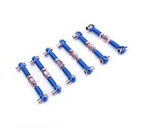 AMONIDA Juego de Varillas de Amarre de Servovínculos Ajustables 6 Piezas para Accesorios de Coche RC Aleación de Aluminio Duradera 47-57 Mm Variedad de Colores (#4)