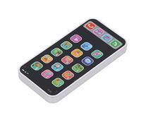 AMONIDA Juguete Interactivo de Aprendizaje para Niños, Teléfono Móvil Musical Divertido para Bebés de Más de 3 Años, Regalo Educativo Portátil (inglés Blanco)