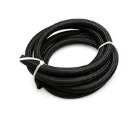 AMONIDA Kit de Lata de Captura de Aceite, Tanque de Ventilación Reutilizable con Conector de Línea de AN10 para Modificación de Coche, Diseño de Aluminio de 750ml (BLACK)