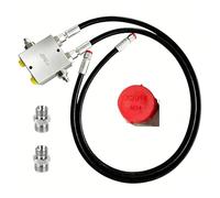 AMONIDA Kit de Válvula de Amortiguación para Miniexcavadora 120 Cm para Técnicos Reparación Miniexcavadoras Reemplazo Directo Piezas Desgastadas Motor Giratorio Hidráulico