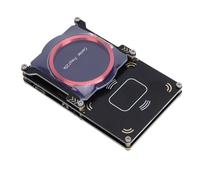 AMONIDA Lector de Tarjetas NFC Decodificador Eficiente de Banda Completa para Sistemas de Control de Acceso USB Tipo C 1 Unidad (5 Tarjetas T5577, 3 llaveros T5577.)