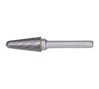 AMONIDA Lima Rotativa de Doble Corte, Broca Cónica para Amoladora de Cúpula, para Tallado Eficiente de Joyas de Metal, 1 Unidad