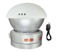 AMONIDA Luz Magnética para Selfies de 360° con Brillo Ajustable y Espejo de Maquillaje para Selfies Cualquier Lugar