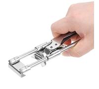 AMONIDA Master Opener Pinza de Tapa Ajustable para Botellas y Latas en Acero Inoxidable 19,5 X 3,0 X 0,8 Cm Herramienta de Agarre Cómodo