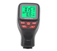 AMONIDA Medidor de Espesor de Revestimiento Herramienta de Medición Digital de Alta Precisión para Pintura de Película Metálica 0-2000um Adecuado para Superficies de Acero Automotrices (BLACK)