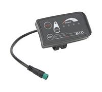 AMONIDA Medidor de Pantalla de Bicicleta Eléctrica con Conector Impermeable 8102 Bajas Tasas de Falla para Scooters 1 Pieza (36V)