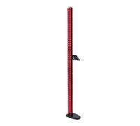 AMONIDA Medidor de, Rango de 0 a 25 Pulgadas, Compatible con Sierras de Mesa |Medición Precisa con Ajuste Fino, Escala Dual Métrica y en Pulgadas, Aleación de Aluminio, Cabezal de Marcado Telescópico