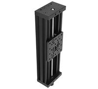 AMONIDA Mesa Lineal Deslizante con Tornillo, Aleación de Aluminio, Alta Precisión para Impresoras 3D y Máquinas CNC, 250-500 Mm, Negro/plateado (BLACK #11)