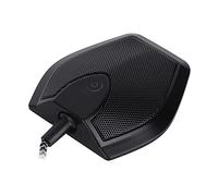 AMONIDA Micrófono USB de Doble Condensador con Botón de Silencio y Cancelación Dinámica de Ruido para Sala de Conferencias Webcast 1 Unidad (Black)