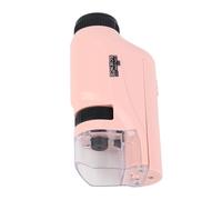 AMONIDA Microscopio Portátil para Niños Mini Microscopio de Alta Definición para Estudiantes Construcción Robusta para una Experiencia de Aprendizaje Práctica (Pink)