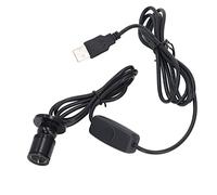 AMONIDA Mini Foco LED, Instalación Abierta Luz Brillante Regulable Mini Focos Compactos USB 5V Protección Ocular con Cable de 6.6 Pies para Bricolaje para Vitrinas (Luz natural 4000K)