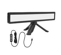 AMONIDA Mini Luz de Relleno LED, Luz Suave Ajustable para Videoconferencia, Transmisión en Vivo, ABS, 3100mAh, Recargable, 2500-9000K