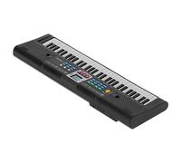 AMONIDA Mini Piano Eléctrico de 61 Teclas, Teclado Electrónico Portátil, Teclado de Micrófono para Niños Principiantes con 6 Canciones de Demostración, 16 Tonos y 6 Ritmos, Alimentado por USB