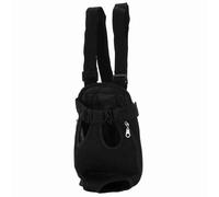 AMONIDA Mochila para Mascotas, Diseño Ergonómico con Patas hacia Fuera, para Senderismo y Aventuras Al Aire Libre, Nailon Suave para Perros Pequeños y Gatos (L)