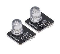 AMONIDA Módulo LED Tablero de Luz de Bombilla Decorativa de 10 Mm para un Fácil Control en la Decoración del Hogar 10PCS 3.3V-5V (MRB050D Blanco)