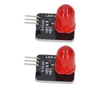 AMONIDA Módulo LED Tablero de Luz de Bombilla Decorativa de 10 Mm para un Fácil Control en la Decoración del Hogar 10PCS 3.3V-5V (MRB050A Rojo)
