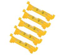 AMONIDA Nivel de Burbuja de Cuerda de 5 Uds, Niveles de Línea de Cuerda, Nivel Colgante con Ganchos Moldeados, Ideal para Albañilería, Fontanería, Canalones y Azulejos