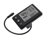 AMONIDA Panel Impermeable con Pantalla LCD para Bicicleta Eléctrica, Panel Impermeable para Patinete Eléctrico, Fácil Instalación, ABS, 80,44x47,6mm