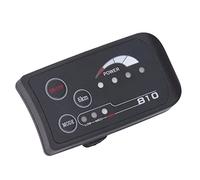 AMONIDA Panel LED S810 para Bicicleta Eléctrica, Panel de Visualización LED S810 de 36V 48V con Medidor de Visualización de Control de Modificación de 4 Cables Enchufe SM
