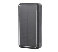AMONIDA Panel Solar, 10000 MAh Recargable Resistente Al Calor IP67 PD 20 W USB C Entrada y Salida Cargador Solar con 2 Linternas Tablero de Protección Cargador Portátil para