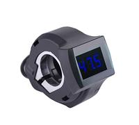 AMONIDA Pantalla Digital de Voltaje Scooter Eléctrico Acelerador de Pulgar Palanca de Cambios para Todos los Modelos 12 V-99 V, Indicador de Potencia en Tiempo Real para un Cálculo Preciso del