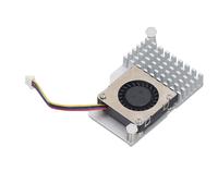 AMONIDA para Pi 5 Active Cooler Ventilador de Control PWM Eficiente con Disipador Térmico de Aleación de Aluminio para Refrigeración de Alto Rendimiento 1 X Unidad