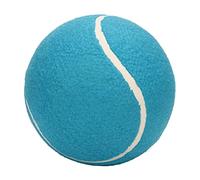 AMONIDA Pelota de Tenis Gigante de 8 Pulgadas, Juguete Inflable Duradero de Fieltro de Felpa para Niños, Mascotas, Juego Al Aire (Blue)