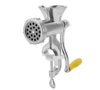 AMONIDA Picadora de Carne Manual con Hoja Incisiva, Aleación de Aluminio Duradera para Salchichas Caseras, Perfecta para Moler Carne de Res y Cerdo, 562 G de Peso Ligero
