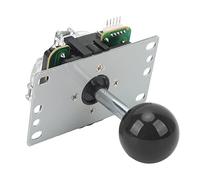 AMONIDA Piezas de Repuesto para Juegos de, Joystick DIY, Sensación Ligera en la Mano para un Uso Cómodo, Aplicable para, Fanáticos de los Juegos de Lucha (BLACK)