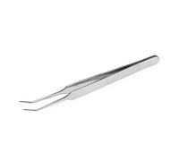 AMONIDA Pinzas de Belleza Duraderas de Acero Inoxidable, Pinzas para acné para Eliminación de Espinillas, Herramienta de Maquillaje de 8,7 Cm (Boca inclinada 8,7 CM)