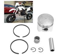 AMONIDA Pistón, Juego de Anillos de pistón Alto Rendimiento, Duradero 44 mm / 1.7in 49cc 2 Tiempos para Motores de Motocicleta Accesorios de Motocicleta