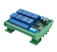 AMONIDA Placa de Expansión de relé de 12 V y 8 Canales con Múltiples Modos para Equipos de Control Industrial, Verde, 100 X 72 X 20 Mm (#2)