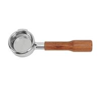 AMONIDA Portafiltro sin Fondo de 58 Mm, Portafiltro de Aleación de Aluminio con de Madera, de Cesta de Filtro de 58 Mm para Expobar Wega Gemilai Casadio Ascaso Sanremo Bezzera Royal (#1)