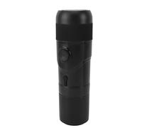 AMONIDA Portátil 3 en 1, Diseño Mini para Viajes, Camping, Máquina Eléctrica de Extracción de café Molido con Encendedor de Cigarrillos para Coche (BLACK)