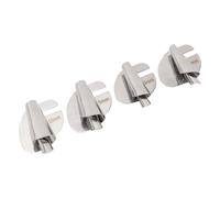 AMONIDA Prensatelas para Dobladillo Enrollado de Costura de 4 Piezas, Prensatelas para Máquina de Coser Portátil Multifuncional, Pie para Dobladillo con Diseño en Espiral con Costura y Manualidades