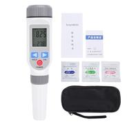 AMONIDA Probador de PH Tipo Bolígrafo Portátil con Alta Precisión y Apagado Automático para Pruebas de Calidad del Agua en Agricultura y Alimentos, Tamaño D4.1 * 18.2cm (PH-C)