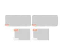 AMONIDA Protector de Pantalla LCD Superior de Vidrio Templado para 2DS XL, Diseño Duradero de Alta Transparencia, Protección Resistente a Arañazos, 4 Piezas