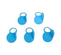 AMONIDA Protector de Pulgar de Softbol, Ayuda de Entrenamiento de Bateador de Béisbol de Silicona para un Mejor Control de Bateo, los Niveles de Habilidad, 5 uds. (Blue)