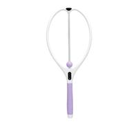 AMONIDA Raqueta de Entrenamiento de Tenis con Luz LED y Contador | Práctica para un jugador, diseño compacto para uso en interiores, seguimiento preciso de la potencia, luces que guían el