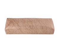 AMONIDA Raya de Cebra, Almohada de Mano para Manicura de Cuero de Alta Calidad, Cojín de Esponja Suave para Profesionales del Arte de Uñas, 30x14x7,5 Cm (GOLD)