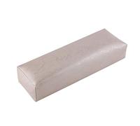 AMONIDA Raya de Cebra, Almohada de Mano para Manicura de Cuero de Alta Calidad, Cojín de Esponja Suave para Profesionales del Arte de Uñas, 30x14x7,5 Cm (SILVER)