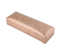 AMONIDA Raya de Cebra, Almohada de Mano para Manicura de Cuero de Alta Calidad, Cojín de Esponja Suave para Profesionales del Arte de Uñas, 30x14x7,5 Cm (GOLD)